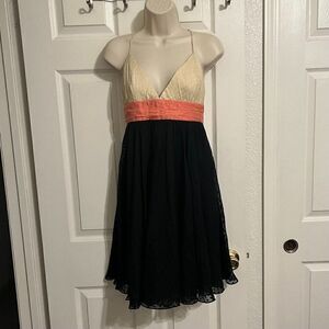 Milly Spaghetti Strap Silk Dress Size 8